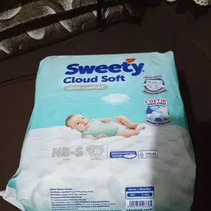 SWEETY Bronze Dry X-Pert & Silver Cloud Soft | Popok Bayi Serap 1 Detik, Anti Bocor 12 Jam & Nyaman Sepanjang Hari