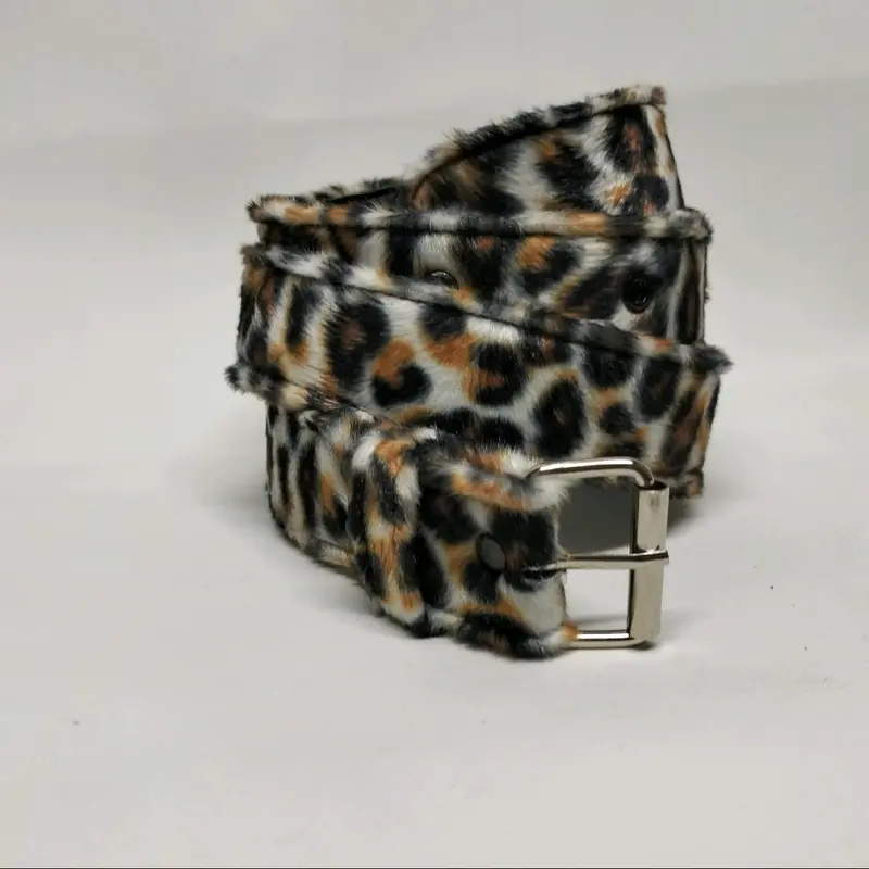 belt leopard sabuk pria wanita motif macan ikat pinggang pria motif leopard gesper skena termurah 6