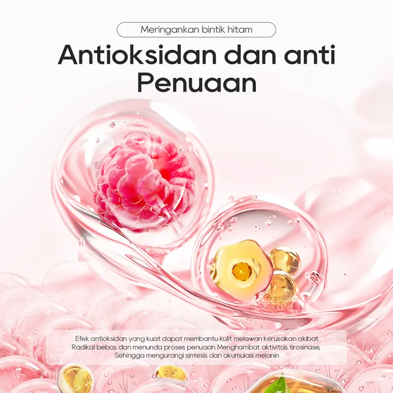 DRVE Essence Pencerah Wajah & Anti Aging - BPOM & Halal Hyaluronic Acid Essence mengandung Niacinamide 10% yg mampu Melembabkan, Mencerahkan, Anti Keriput, Cocok untuk Kulit Sensitif. Diskon Ramadan up to 70%! Perawatan Hyaluronic Hitam Kering 4