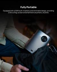 Gambar XGIMI New Halo+ NEW GTV Portable FHD Smart Projector Built-in Battery 59.454Wh Playtime Up to 2.5 Hours 1080p Proyektor DLP GoogleTV 700 ISO Lumens HDR10 Intelligent Screen Adaption RAM 2GB ROM 16GB Dual 5W Harman Kardon Speakers 900ANSI dari HangOn Official Store Kota Tangerang 3 Tokopedia