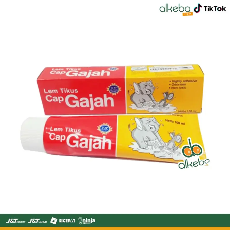 Lem Tikus Cap Gajah 100 ml - Lem Penjebak Tikus 100ml 0