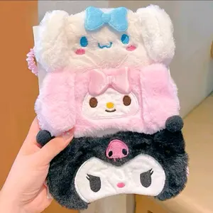 Penutup Mata Karakter Kartun All Size Halus Mobil Travel Lotso Cinnamoroll Kuromi Ungu Hitam Sleep Eye