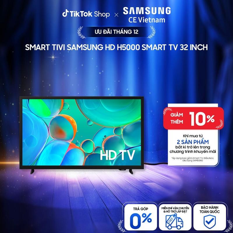 Freeship Smart Tivi Samsung HD H5000 Smart TV 32 Inch UA32H5000FKXXV - Giao hàng sau 14 ngày