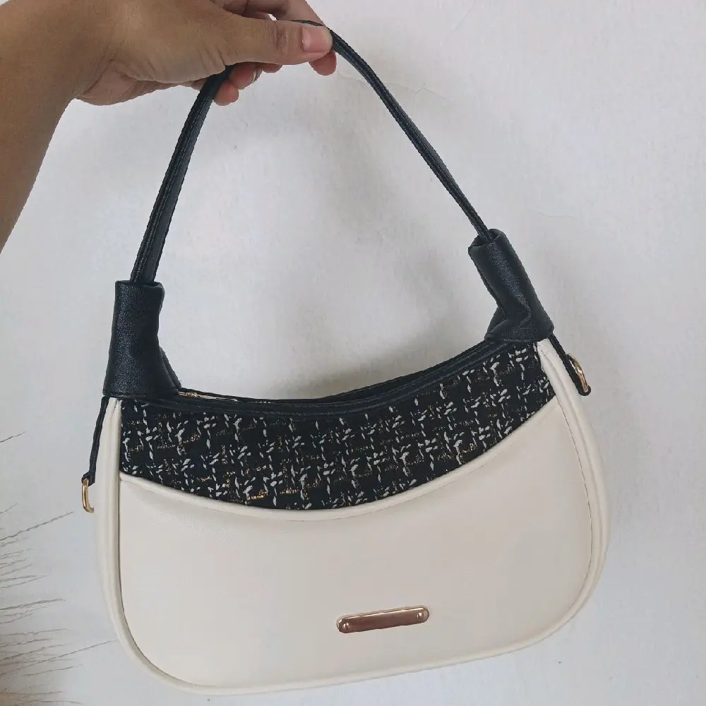 tas wanita shoulder bag& Sling bag handbag elody  kulit Sintetis &kanvas ukuran 25x7x15 cm
