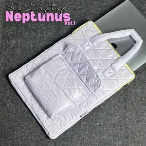 Asfour Neptunus V1 - Tas Laptop 15 inch Puffy Diamond Puffy Parasut Kanvas