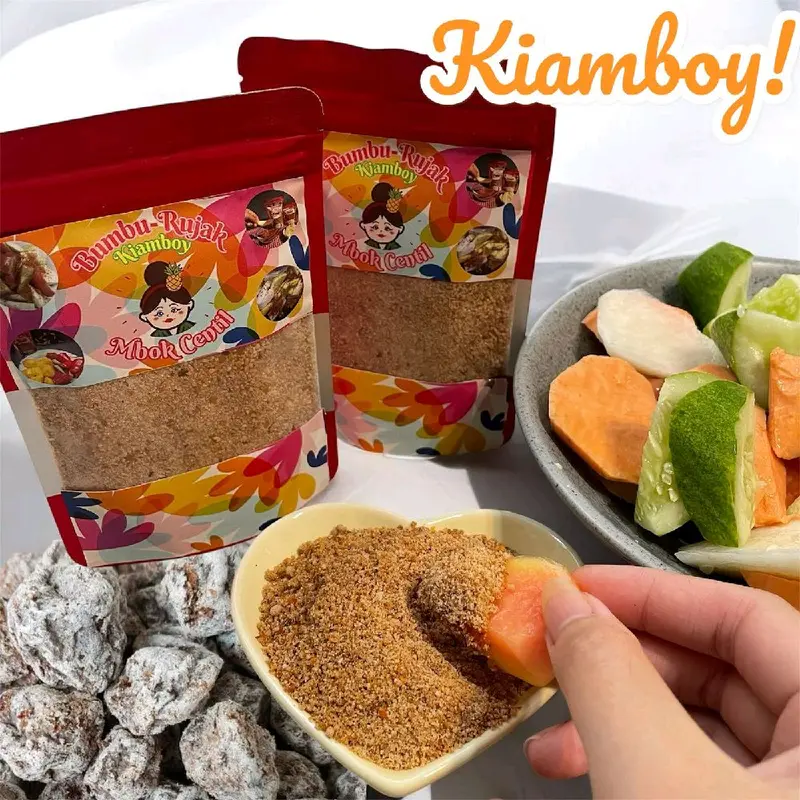 Bumbu Rujak Bangkok Kiamboy Halal 100gr - Cocol /  Tabur Mbok Centil 0