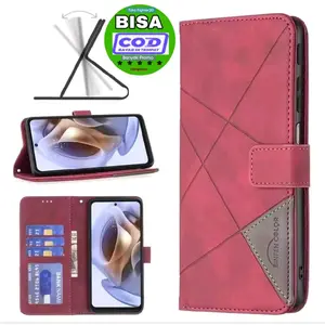 Casing REDMI NOTE 14 PRO Case Flip Dompet Ruke Kulit Cover Hp Penutup Ponsel