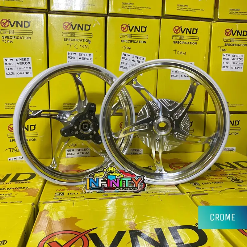 VELG VND NEW SPEED BEAT/SCOOPY/VARIO110 VARIO125/150 AEROX 155/ All NEW AEROX 155 NMAX NEW MIO SPORTY Aluminium Alloy Motorcycle 3