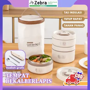 Lunch Box Stainless Tempat Bekal Tempat Makan Stainless Bekal Makan Set 304 Baja Tahan Karat