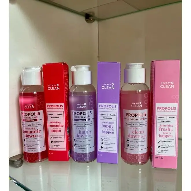 Secret Clean Propolis / SECRET CLEAN Paket Bundling Series || Propolis Feminine Care || Clean || Romantic Love || Happy Day