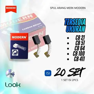 ( 20 Set) Carbon Brush CB Sepul / Kul Arang Modern | Spul CB 21 51 64 100 411