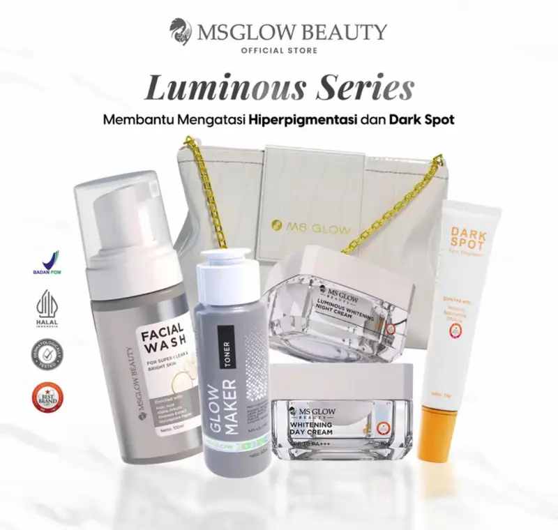 MS GLOW - PAKET WAJAH FREE SPOT TREATMENT 4