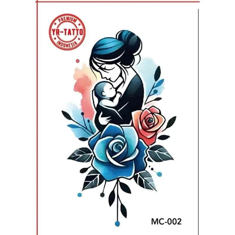 Tatto temporary ibu dan anak Berwarna Model MC-002