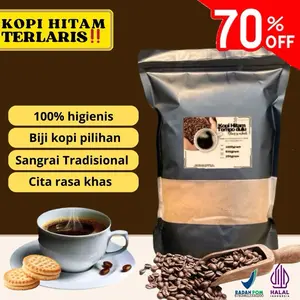 Kopi Hitam Robusta Original Berat 1kg-Coffe Kualitas Premium -Pahitnya KHAS SI MBAH