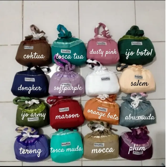 Ready Stock - mukena travelling parasut loufie jumbo