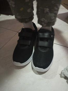 Product Review of Sepatu Sneakers PRO ATT PC 950 V HP Size 31 32 33 34 35 36 37 38 Hitam Putih Sneaker Sekolah Anak Perempuan Laki Wanita Cewek Cowok Tanggung Sd Smp Sma Perekat Velcro from I**🎐 1