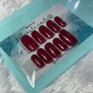 PRESS ON NAILS POLOS BISA REQ WARNA LAIN