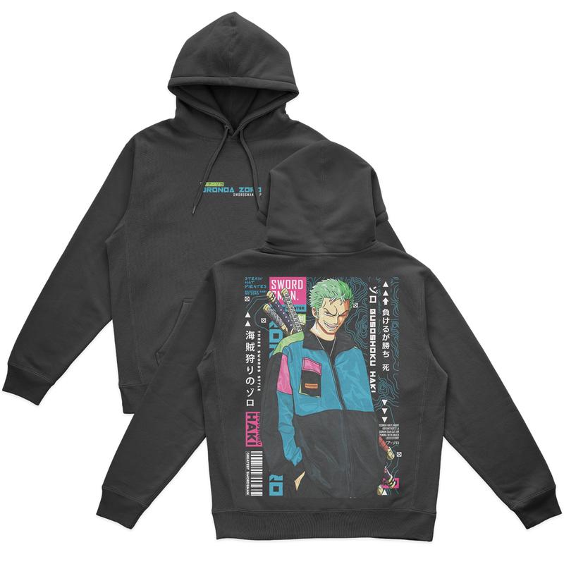 HOODIE JUMPER ZORO ONEPIECE  UNISEX M-XXL