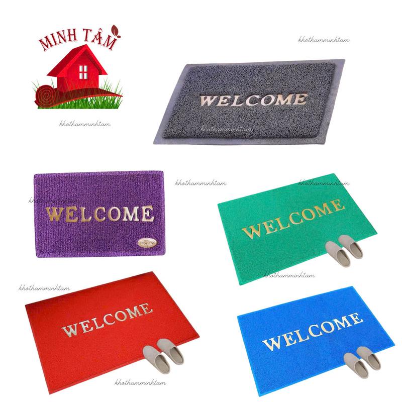 Thảm Nhựa Welcome [Xả Kho] Chống Trơn Trượt Cao Cấp Khổ