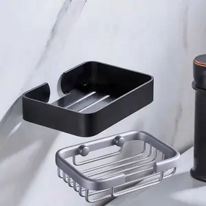 Rak Kamar Mandi Gantung Tempat Sabun Box Soap Aluminium