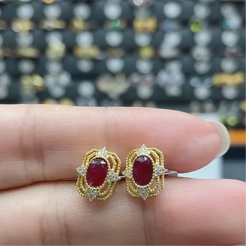 [Quick sale]  Natural Crystal Earrings