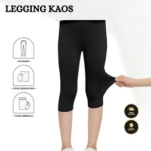 IMAH_GAYA OFFICIAL Celana Legging Pendek Rayon Igo Celana Pendek Pakaian Short Pants Celana Legging 7/8 Bahan Soft Rayon Elastis Nyaman Adem