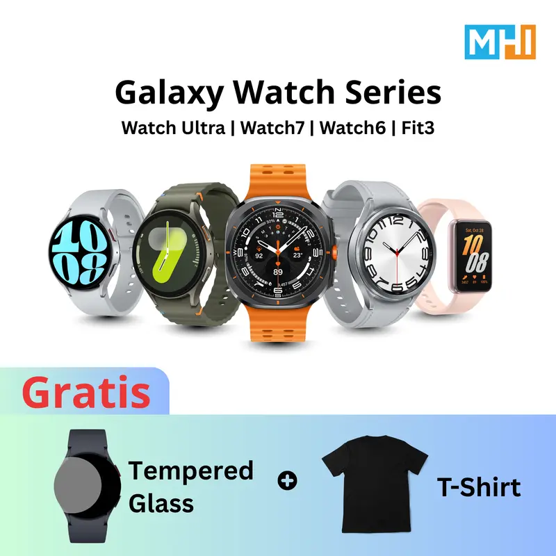 Samsung Galaxy Watch Series - Watch 6 Watch 6 Classic Watch 7 Watch Ultra Watch FE Galaxy Fit 3, 40MM 43MM 44MM 47MM, Original, Garansi SEIN, Wireless Smartwatch
