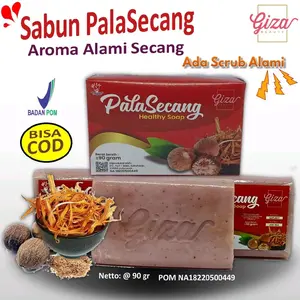 Sabun Gatal Biang keringat, Kulit Ruam, dan Iritasi Kulit, Sabun Pala Secang Giza Beauty