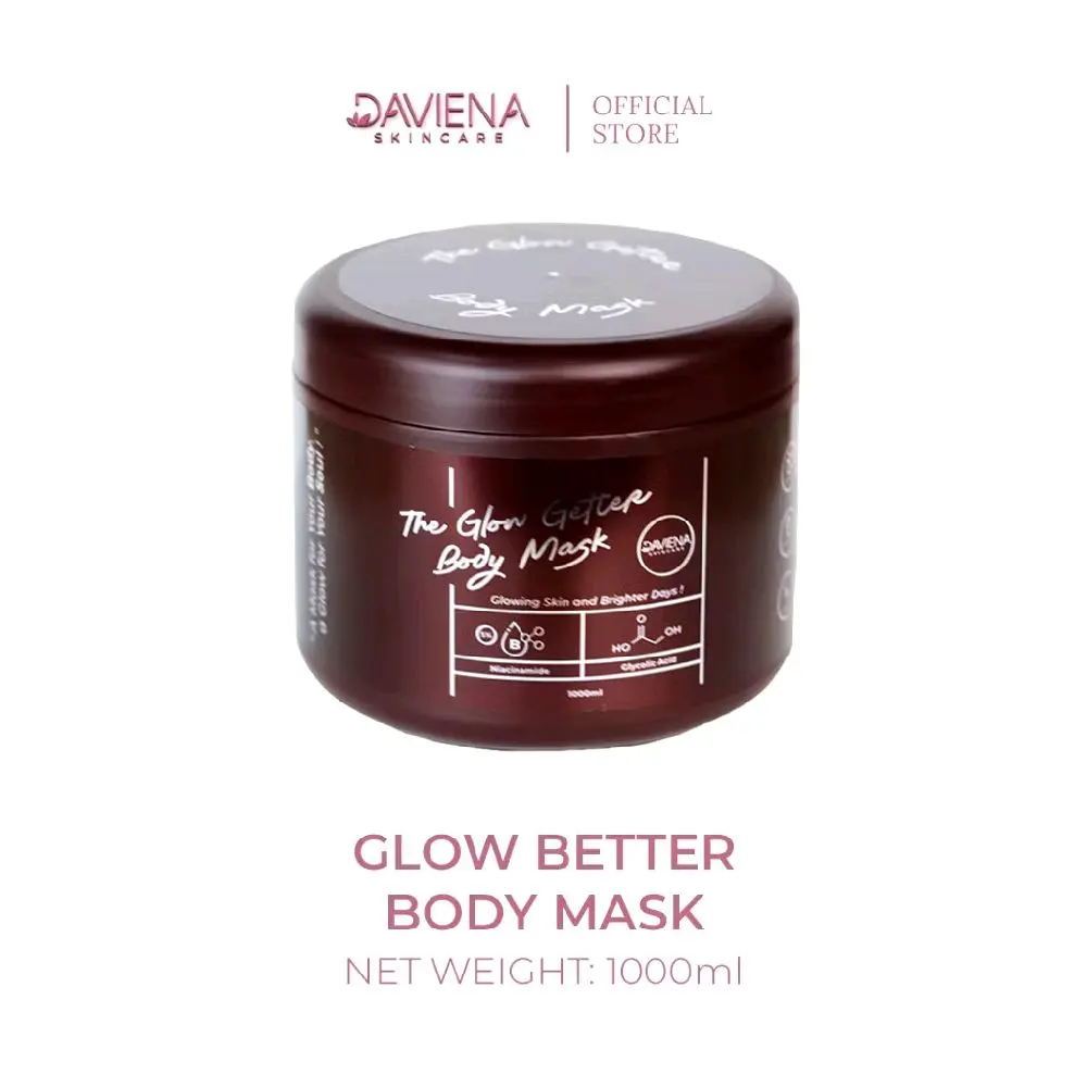 The Glow Getter Body Mask | DAVIENA SKINCARE (Masker Badan) Perawatan Mencerahkan Tubuh