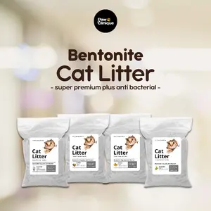 Pasir Kucing CAT LITTER Bentonite Plus Antibakteri Wangi Gumpal Daya Serap Tinggi Tidak Berdebu Super Premium Quality