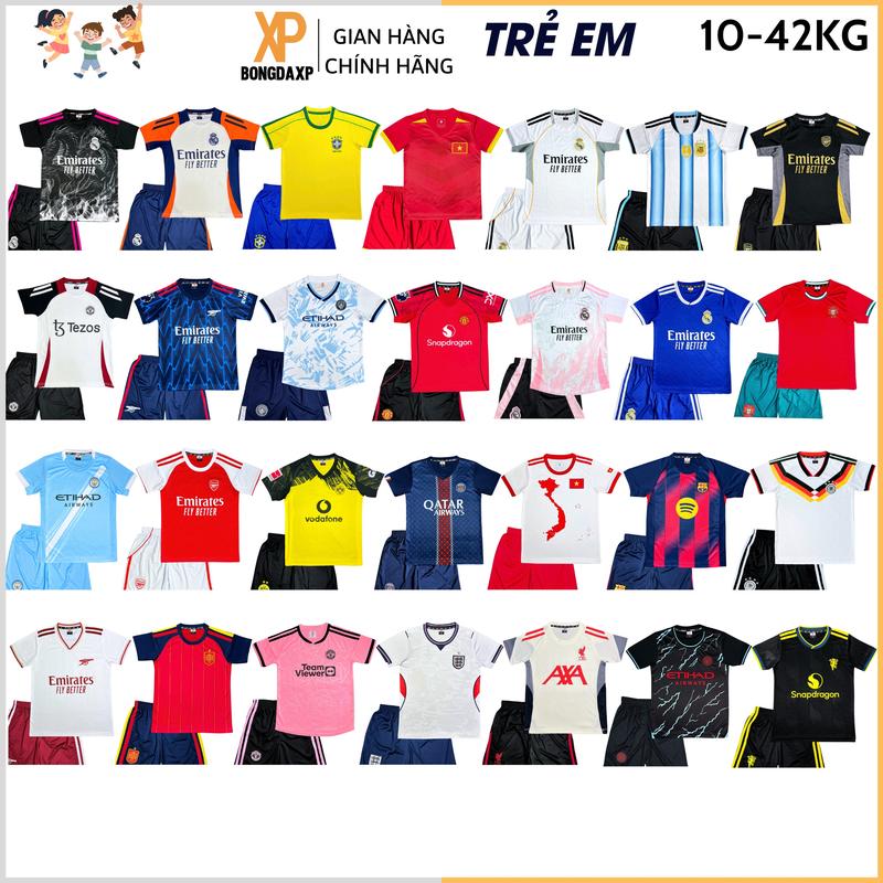  Quần áo bóng đá trẻ em đồ đá banh trẻ em Siêu dễ thương nhiều mẫu S1 