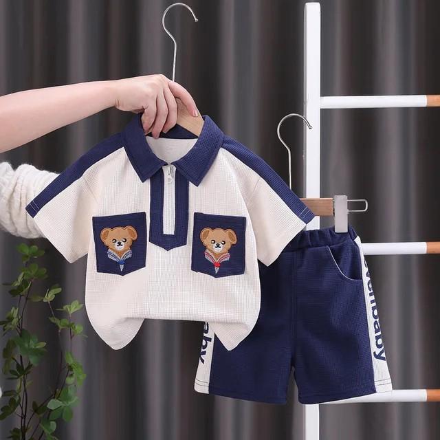 Product Introduction of Setelan Anak Laki-Laki Seven pocket 1-5 tahun pakaian Katun anak Parsel 1