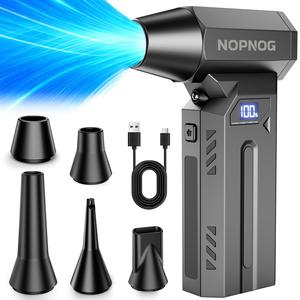 コードレスターボブロワー、4段階調整、LEDライト、Type‑C充電、車用除雪・掃除、キーボード／PCの掃除、家庭用、ジェットダスター、コンプレッショナエアダスター（ほこり除去）、スノーマスターターボブラスター、車用エアダスター