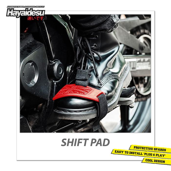Gambar Hayaidesu ShiftPad Pelindung Sepatu Motor Sport - MERAH dari Hayaidesu Indonesia Kab. Tangerang 5 Tokopedia