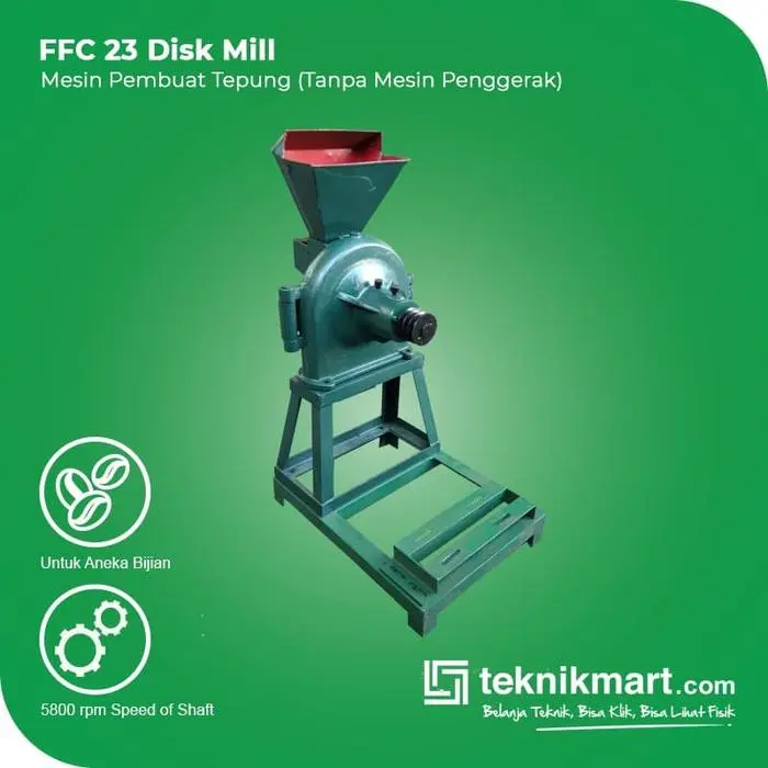 FFC 23 Disk Mill / Mesin Pembuat Tepung ( Tanpa Mesin )