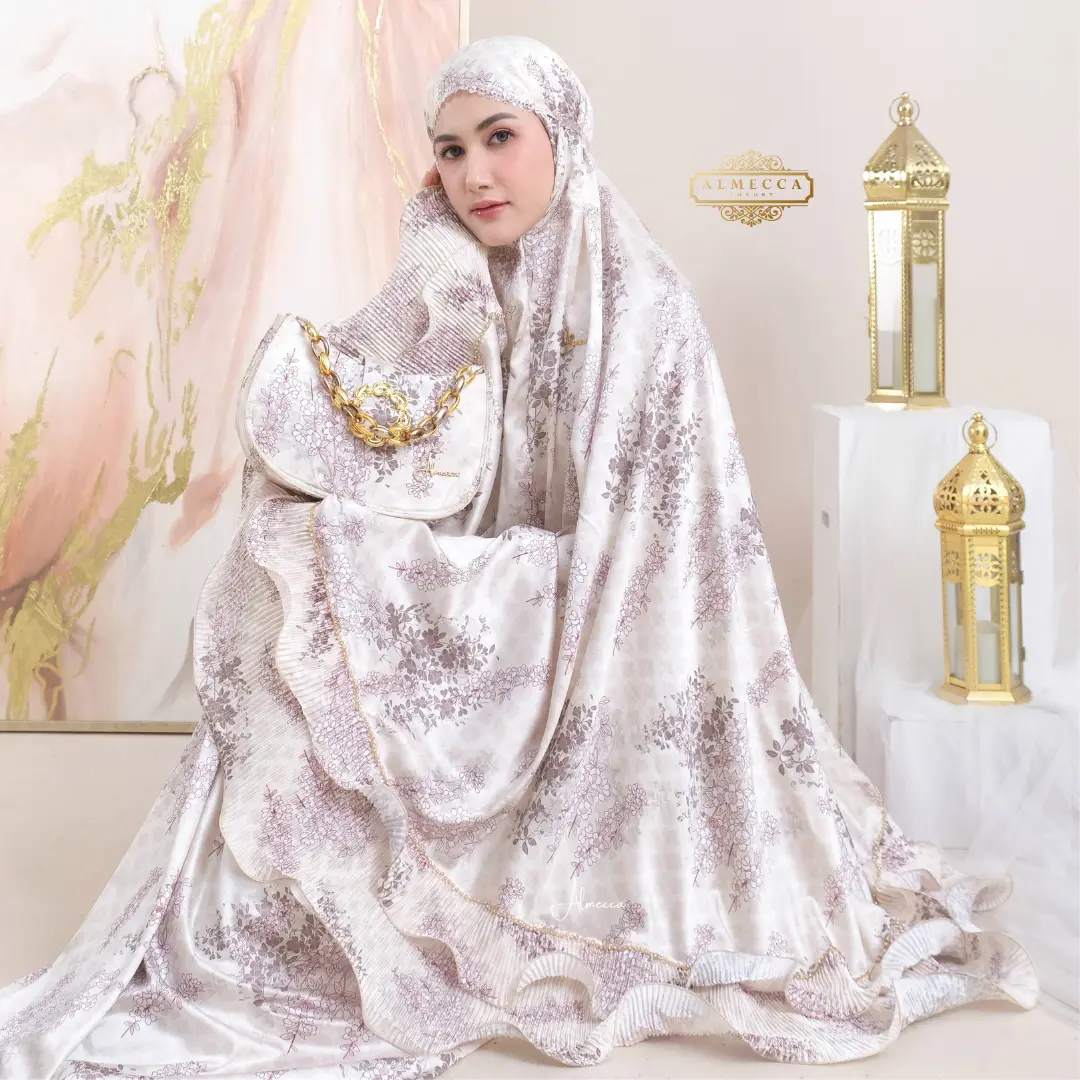 ALMECCA - Mukena Dewasa Mewah  2in1 Premium Silk Luneira Series Almecca