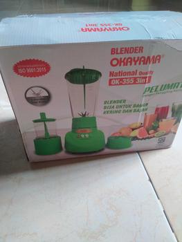 Product Review of BLENDER PLASTIK OKAYAMA BLENDER 3 IN 1 OK-355 3 tabung from Y**p 3