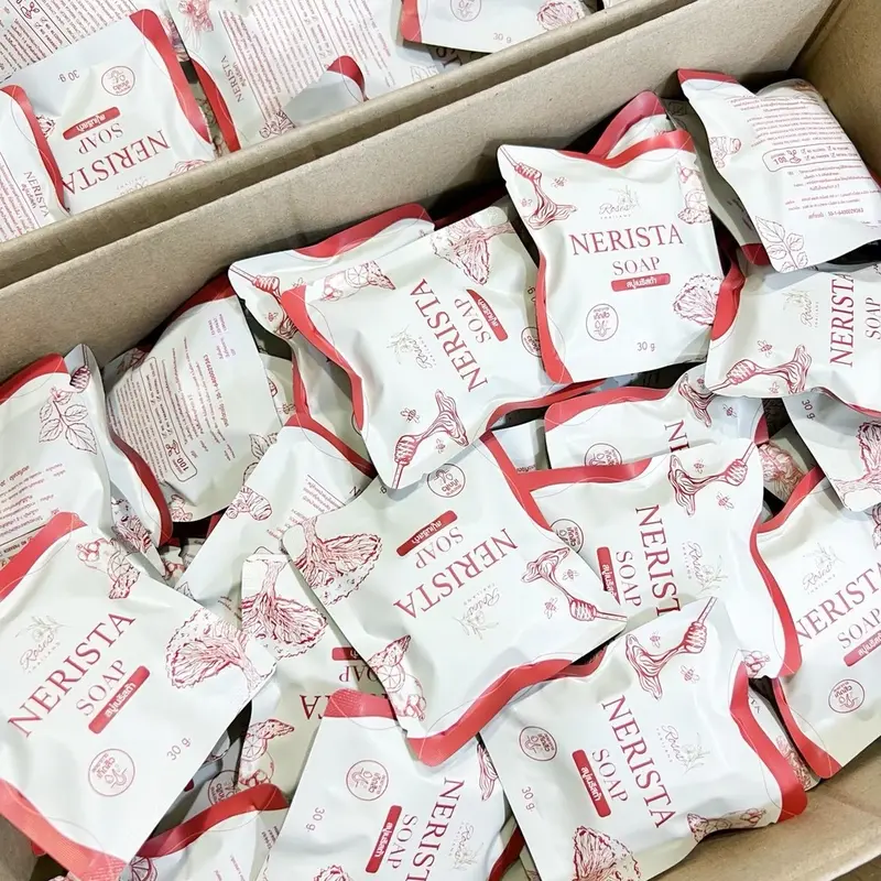 Nerista Facial Soap Original (Sabun Wajah Skin Barrier Brightening Whitening Glowing) 7
