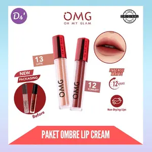 Paket Ombre OMG Oh My Glam Mattelast Lip Cream
