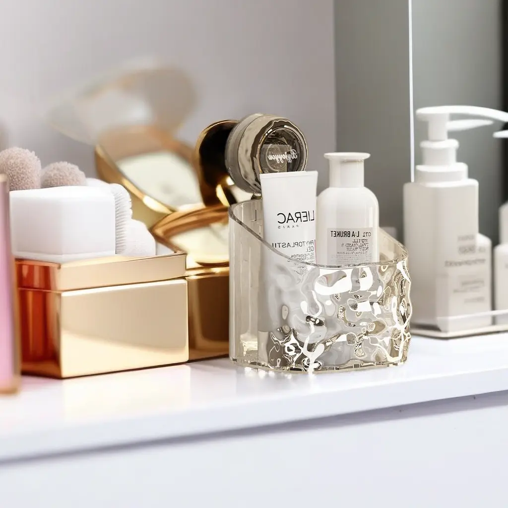 No need for perforated suction cup storage rack, wall mounted bathroom, bathroom, washbasin, washbasin storage rack