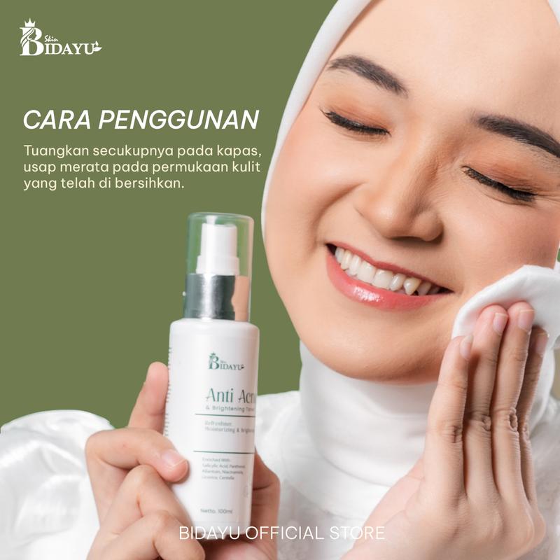 Anti Acne & Brightening Toner Wajah – Exfoliate & Hydrate with Glycolic Acid, Aloe Vera & Chamomile – mengeksfoliasi dengan lembut, menghidrasi, dan menenangkan kulit sensitif 3