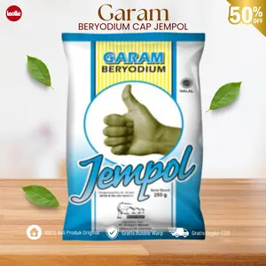 Garam Dapur Beryodium Cap Jempol 250 Gram Original