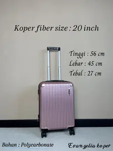 KOPER 20 IN ANTI PECAH, KOPER HARDCASE, KOPER POLO VIBER