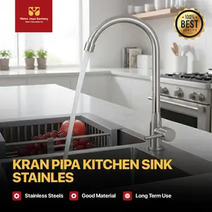 Kran Pipa Kitchen Sink Stainles