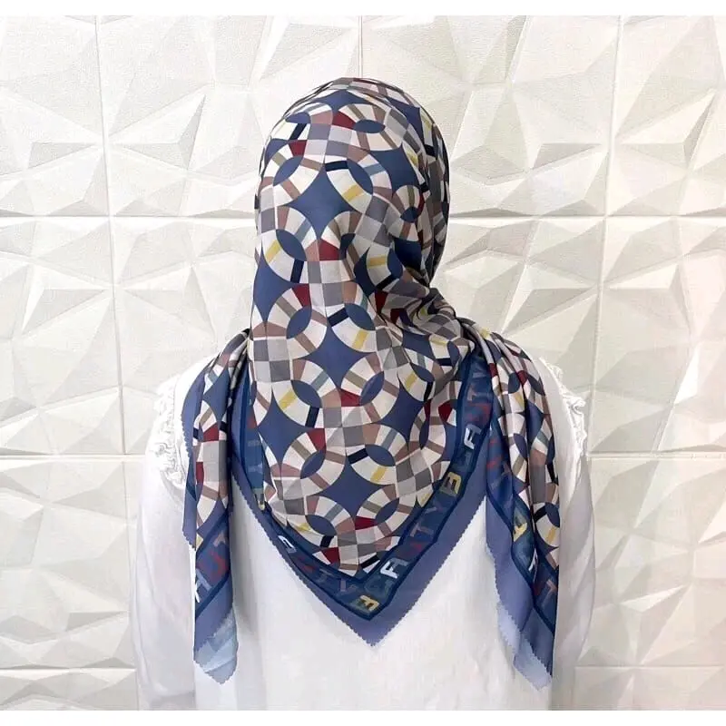 HIJAB SEGI EMPAT MOTIF POLA JALIT MEWAH VOAL PREMIUM LASER CUT TERBARU Muslim