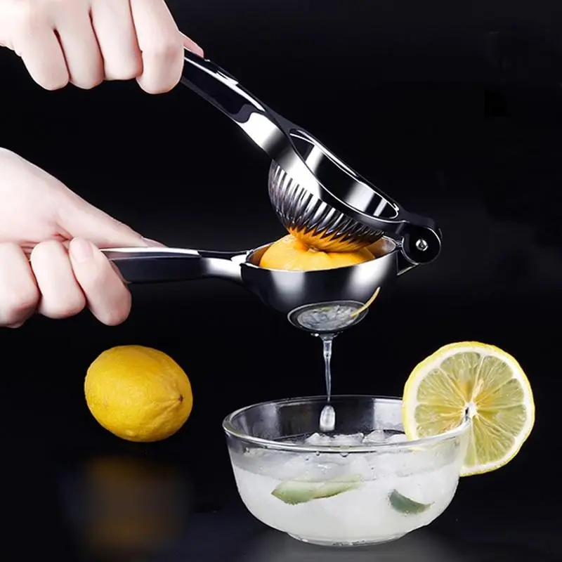 Pemeras Jeruk Manual dari Stainless Steel dan Paduan Seng, Alat Pemeras Lemon, Jeruk, dan Limau Tangan yang Kokoh dengan Desain Kekuatan Tinggi. 5