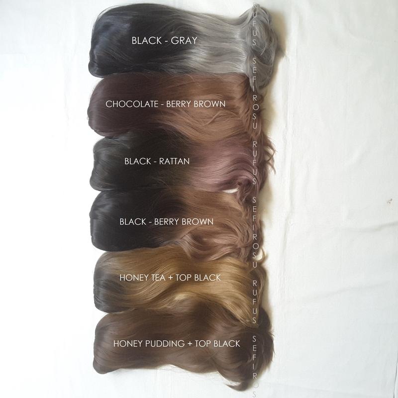 WIG RAMBUT PALSU WANITA  RSW DAILY LOLITA 10061 45CM GRADASI 6