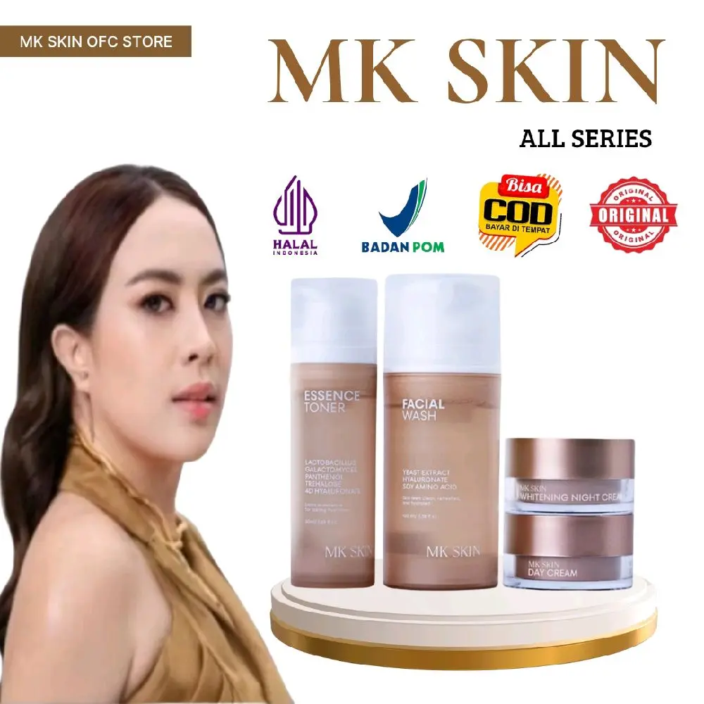 MK SKIN - PAKET LENGKAP WHITENING ACNE MELACARE FREE SUNSCREEN Mk Skin BY MAHARANI KEMALA  Mencerahkan  Memudarkan Wajah  Perawatan Berjerawat Berminyak