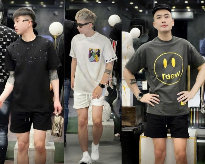    Mua Set Bộ Tặng Qùa   Đồ bộ nam nữ unisex tạo kiểu thêu họa tiết Lệ Vi  in mặt cười Đờ diuu boy phố phong cách . Chất vải cotton lạnh thoáng mát 