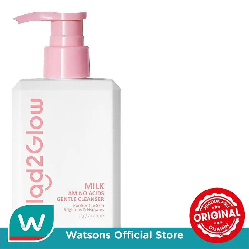 Glad2Glow Milk Amino Acids Gentle Cleanser 80g 1